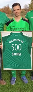 René Sachs zu seinem 500 Pflichtspiel 2025