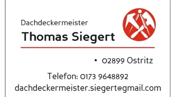 Dachdecker Siegert