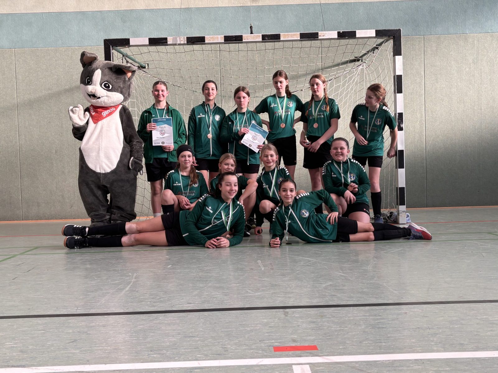 Mannschaftsfoto Mädchenmannschaft